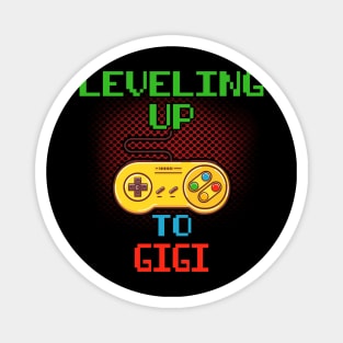 Promoted To GIGI T-Shirt Unlocked Gamer Leveling Up Magnet